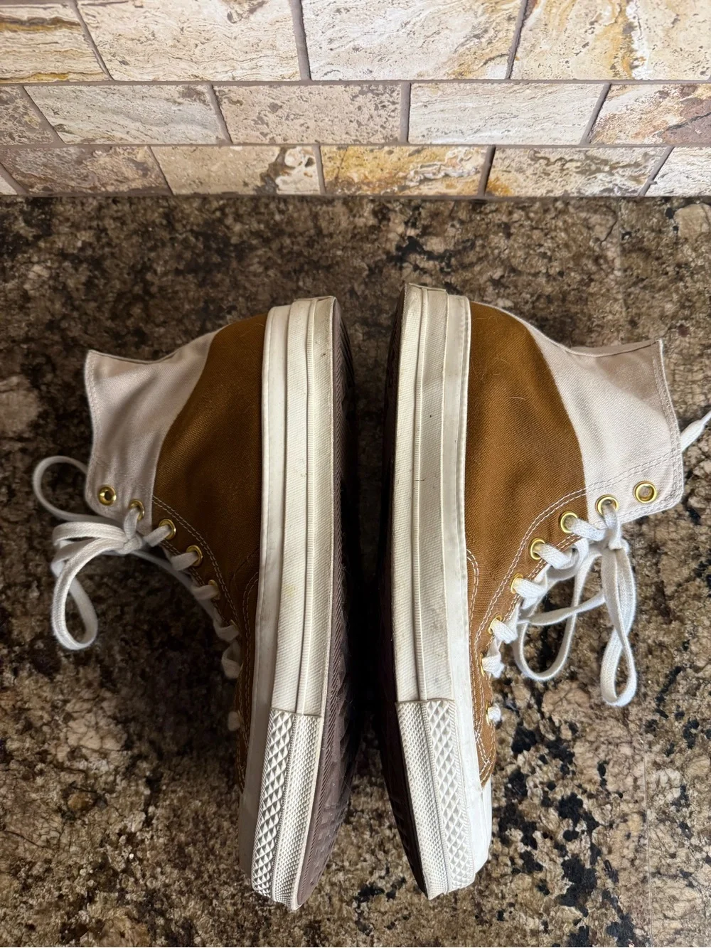 Converse Chuck 70 High Top Stitched Canvas Mens Size 10 Women’s Size 12 Two Tone